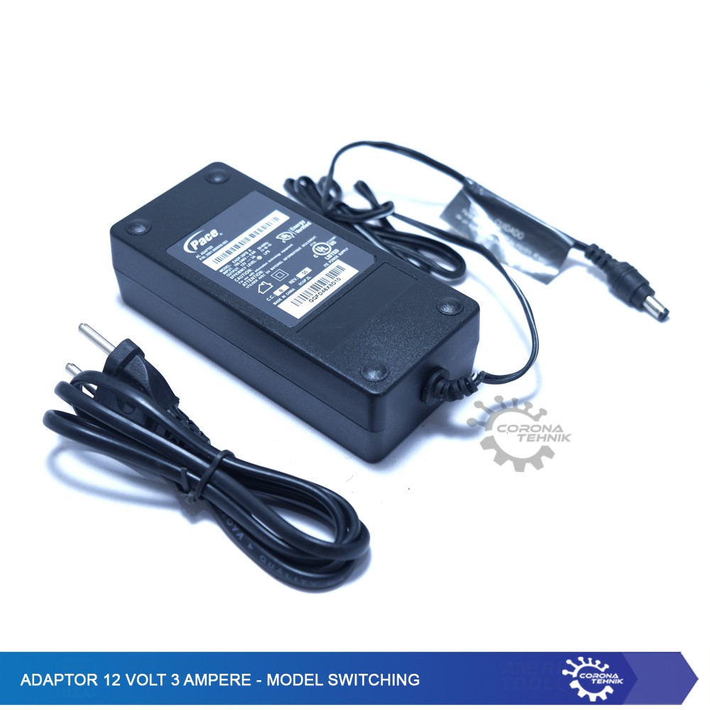 Adaptor 12 Volt 3 Ampere - Model Swtching