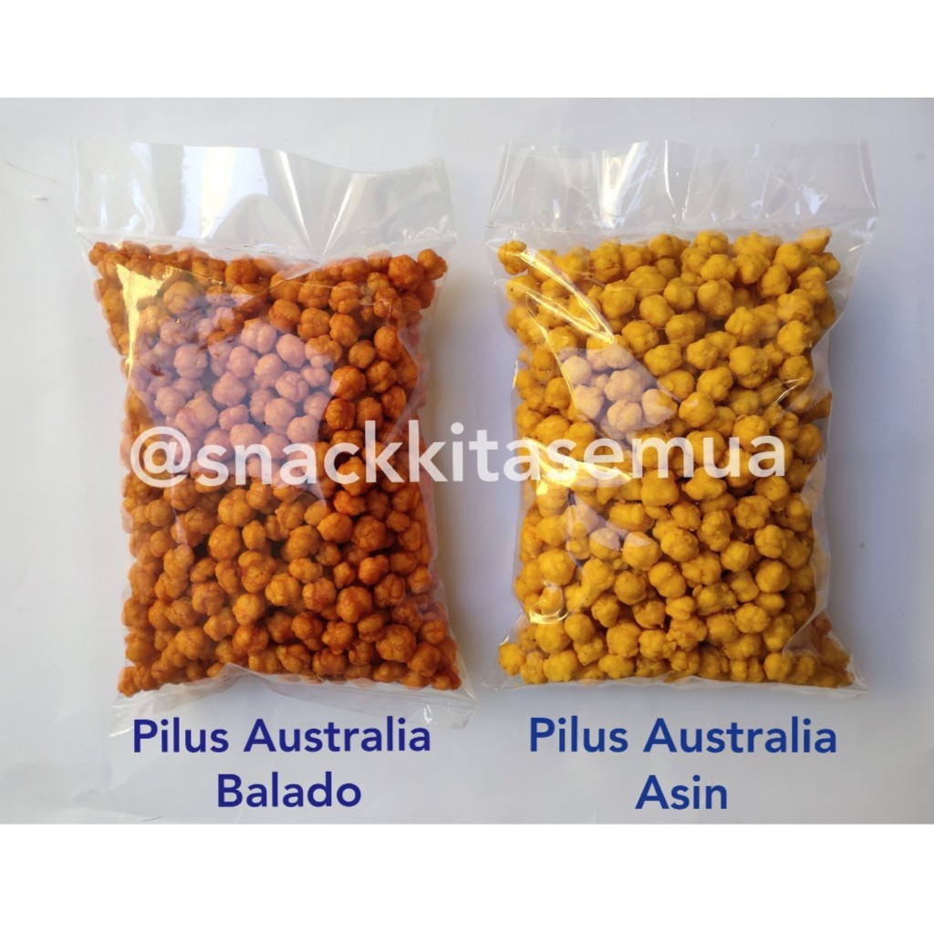 

PILUS AUSTRALIA ASIN dan BALADO 300 gr
