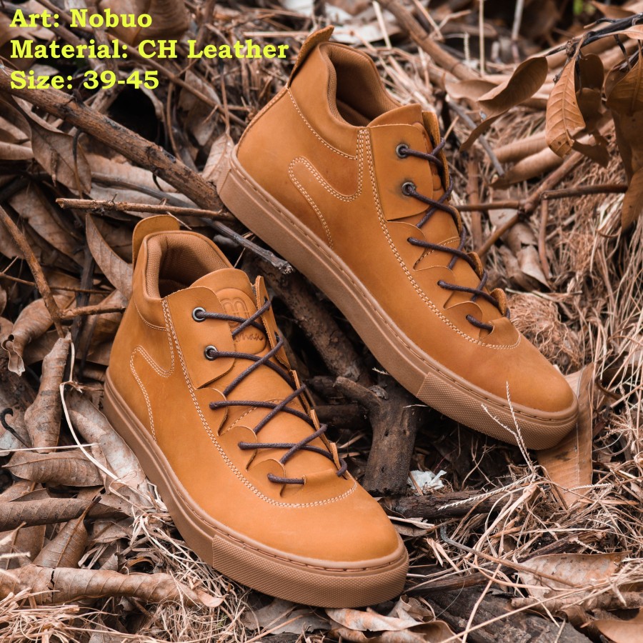SEPATU KULIT ASLI WIMAN NOBUO ORIGINAL LIKE EXODOS