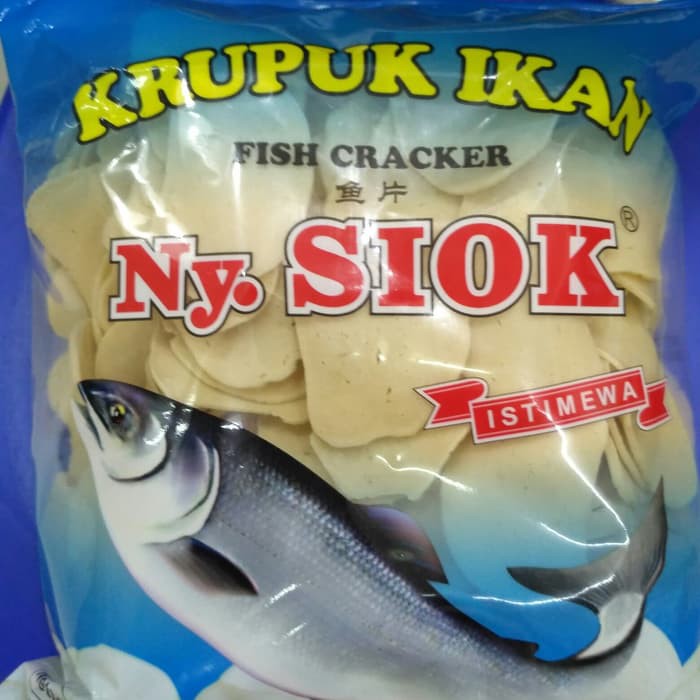 

KRUPUK IKAN NY. SIOK ISTIMEWA FiSH CRACKERS 500 GRAM