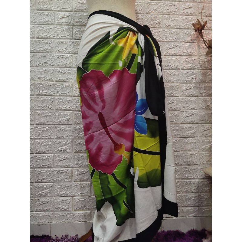 KAIN PANTAI BALI MOTIF BUNGA