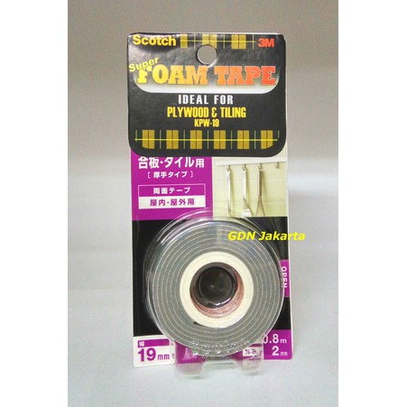 

3M Scotch Super Strong Double Sided Tape For Plywood And Tile, KPW-19