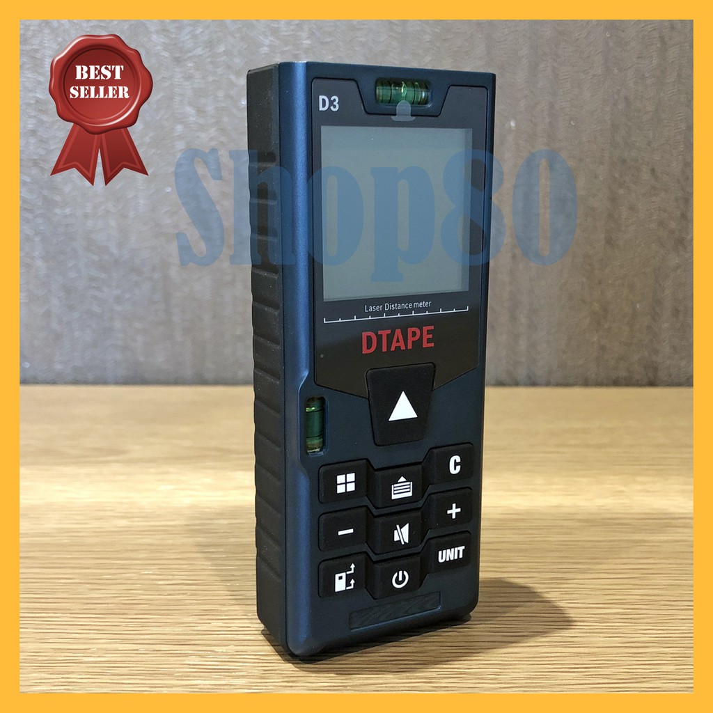 DTAPE Laser Distance Meter 40m 50m 120m Meteran Digital Alat Ukur Pengukur Jarak 40 50 120