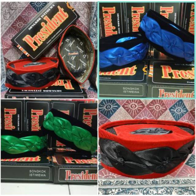 Peci songkok kopiah kembang kol ala jawara betawi