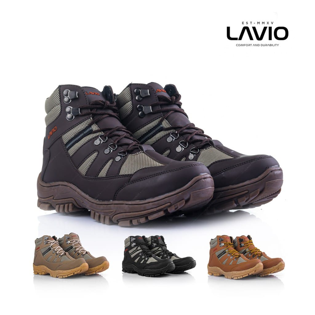 Lavio Sepatu Safety Boots Pria Armor