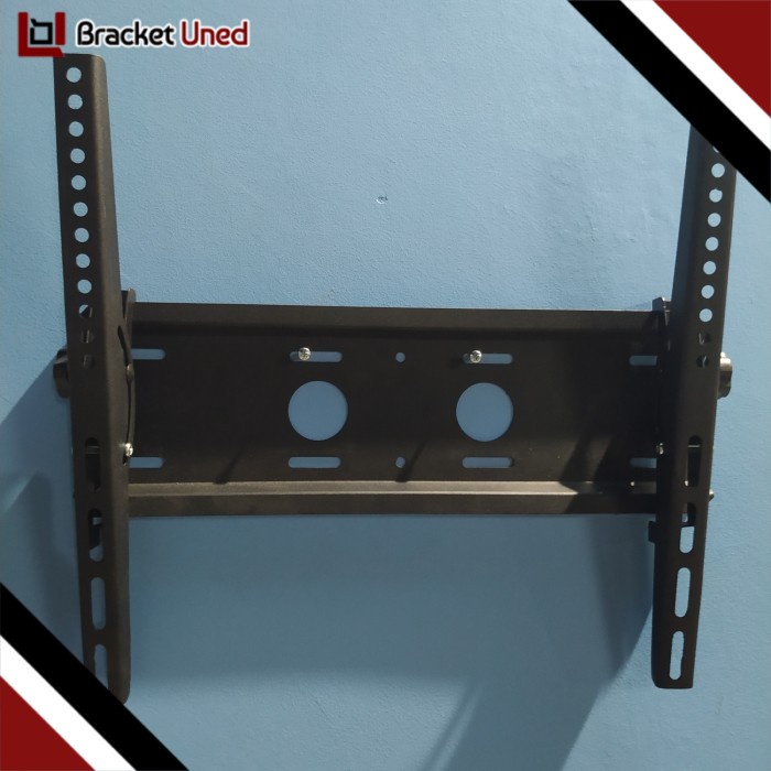 Bracket TV 40-77 inch Fleksibel Up and down bahan tebal dan kuat