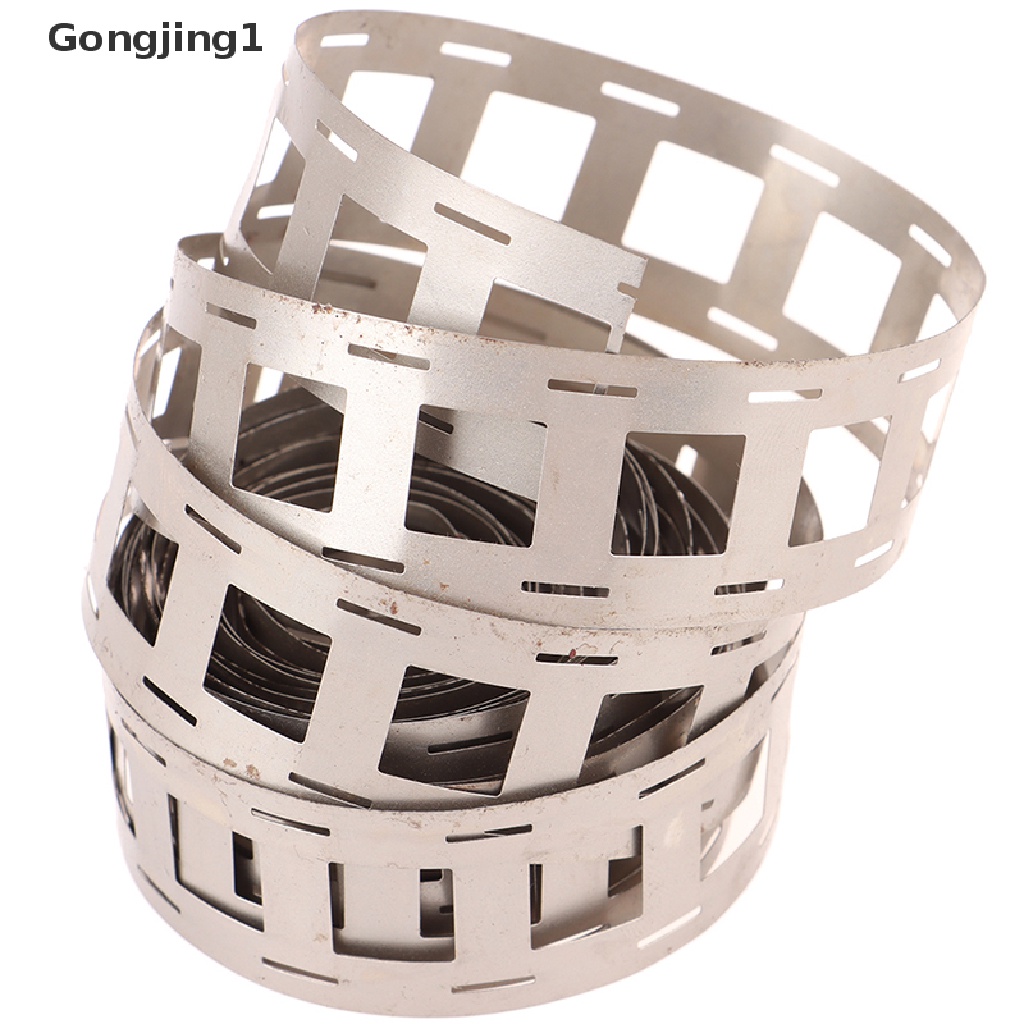 Gongjing1 strip Nikel Murni Panjang 1M Untuk Baterai li-ion 18650 2P 0.15mm