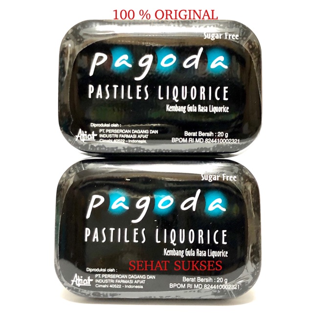 

PERMEN PAGODA PASTILES LIQUORICE