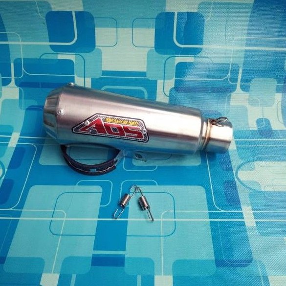 knalpot RACING slencer AOS untuk klx crf dll suara mberr padet full stenlis