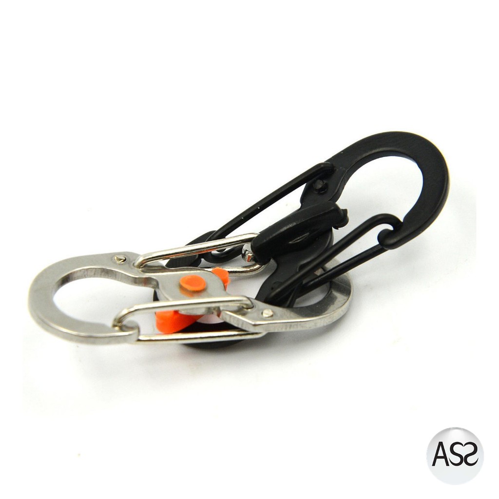 ASS Shop - Metal S-Biner Carabiner Metal Spring Hook - S1217