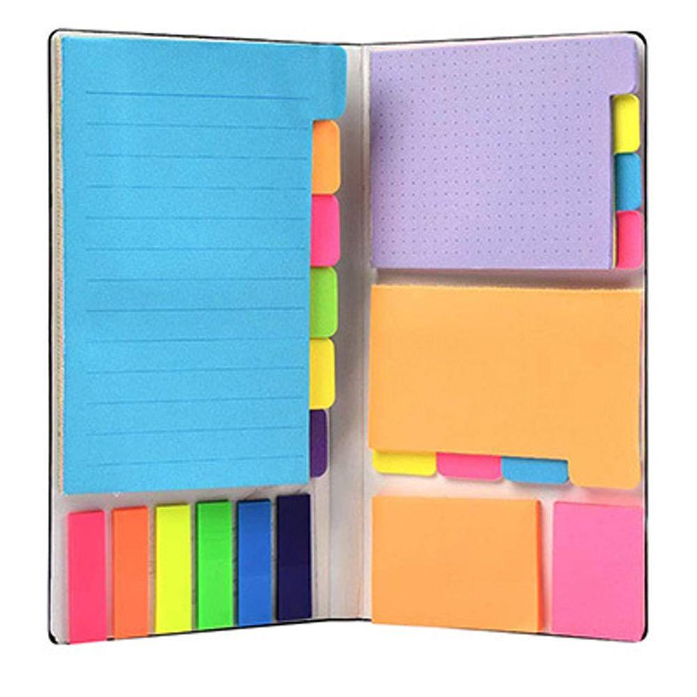 Agustinina Sticky Notes Alat Tulis Anak Sekolah Planner Stiker Notepad Tulisan Pad Self Adhesive Bendera Index Tab