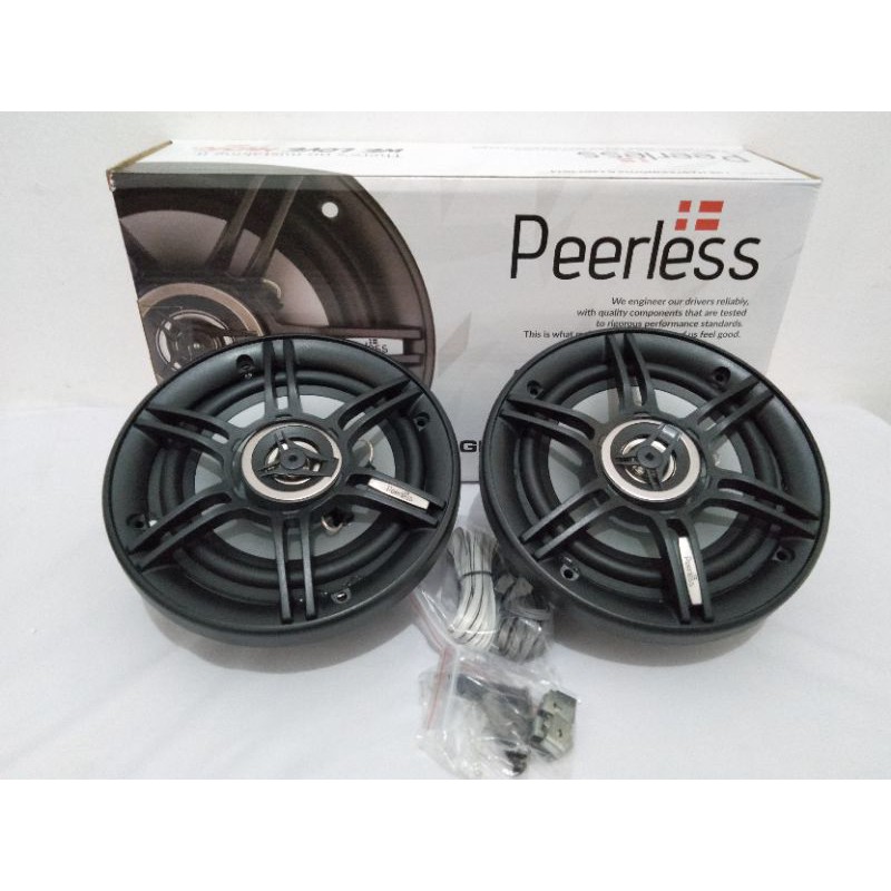 Audio Mobil Speaker Coaxial Peerless By Cello Audio 2 Way P6C Kualitas Di Atas Nakamichi NSE-1617