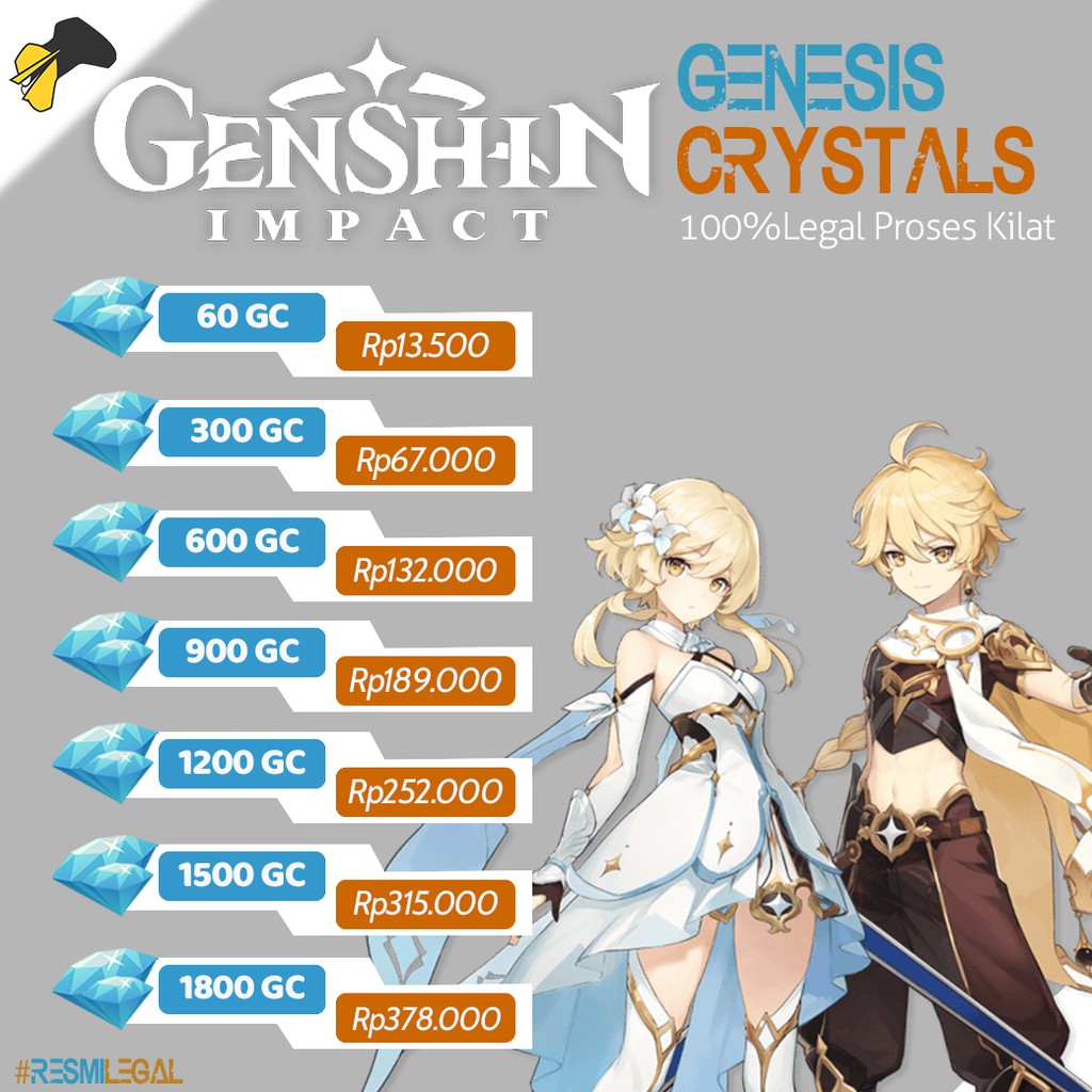 Top Up Genshin Impact Genshin Impact Top Up Genesis ...