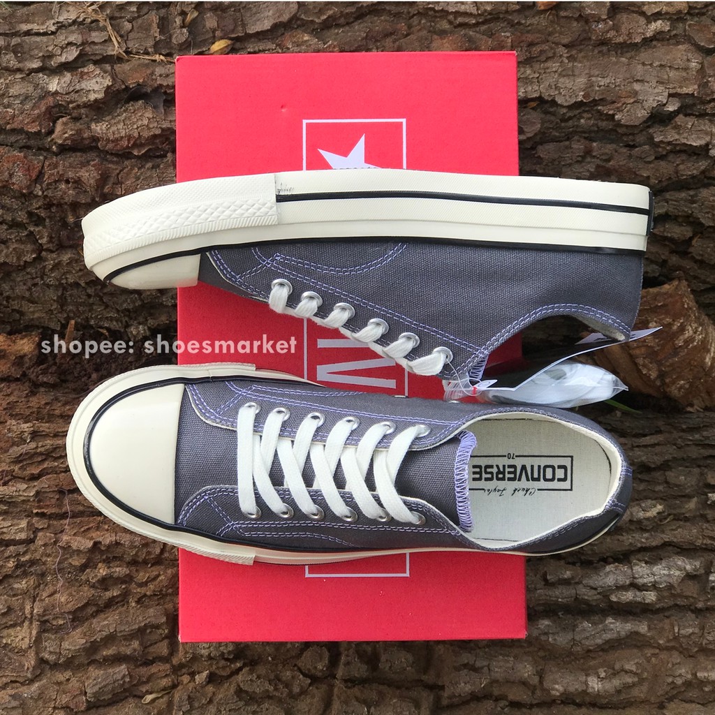 SEPATU CONVERSE 70S LOW GREY ALL STAR CHUCK TAYLOR OBRAL MURAH