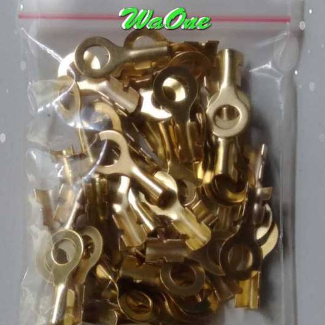 [Isi 50 Pcs] Skun Ring baut 10 6mm M6 6 mm Terminal Kabel