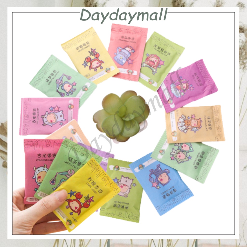 Pengharum Ruangan Sachet Aromaterapi Parfum Ruangan Saset Mini Pewangi Lemari Rak Sepatu Laci Tas Kamar Kamar mandi [1KG=1280PCS] DD291