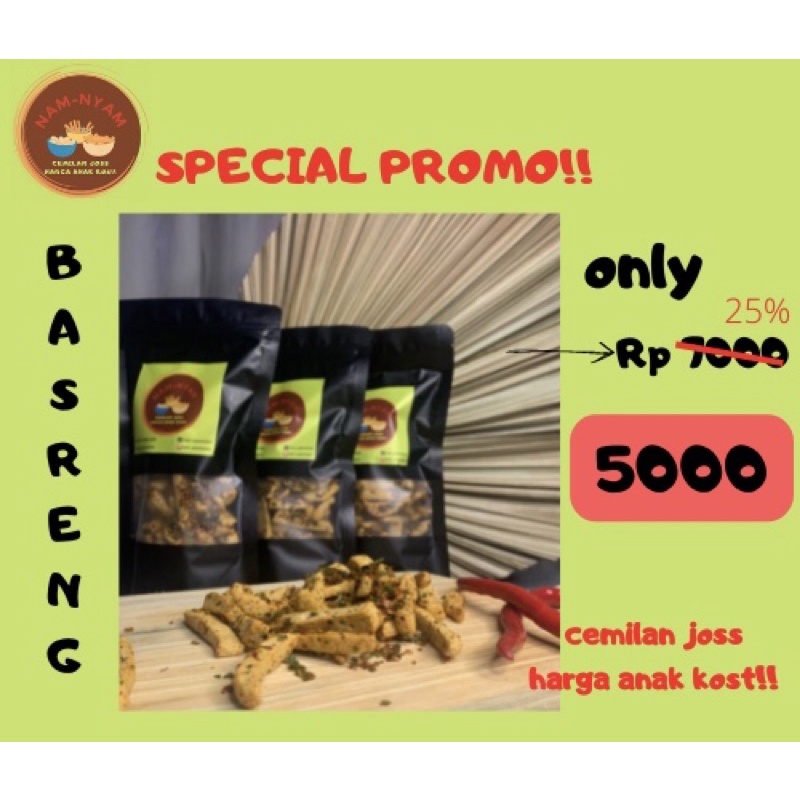 

basreng/bakso goreng gurih renyah pedas joss