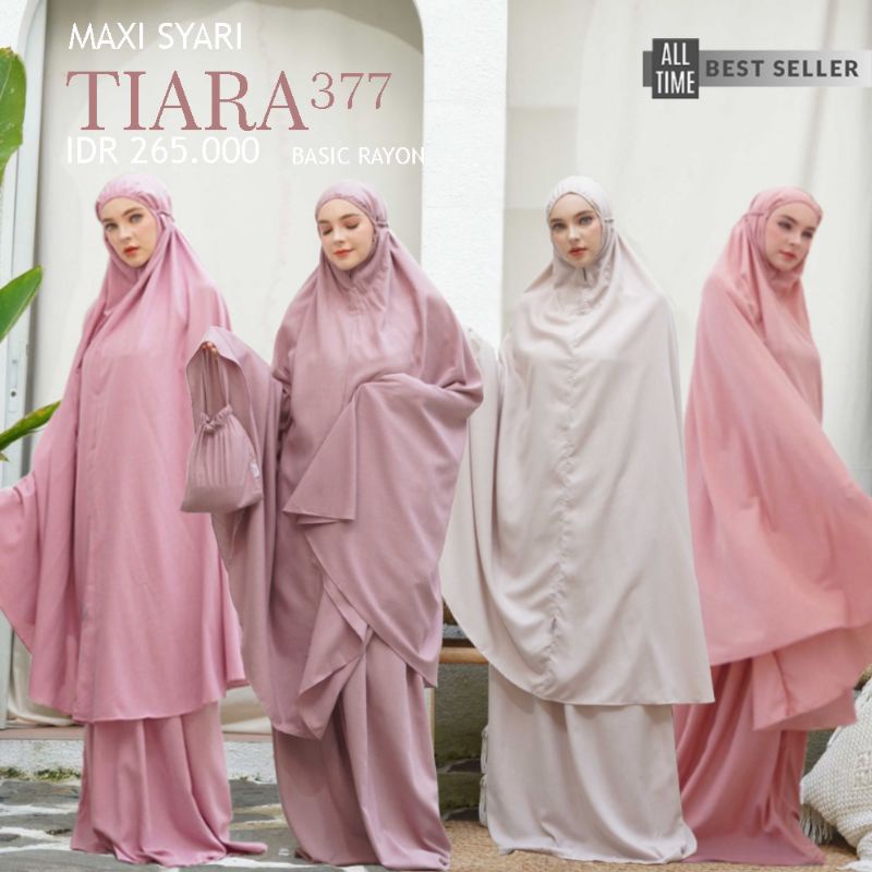 MUKENA TATUIS TIARA SERIES 377 DEWASA MAXI JUMBO KATUN RAYON