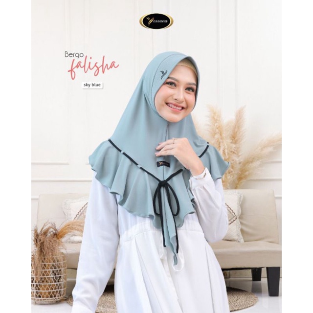BERGO FALISHA YESSANA HIJAB JERSEY ARSY HIJAB ELEGAN MODERN KEKINIAN