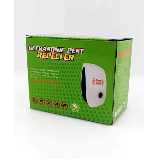 ULTRASONIC PEST REJECT REPELLER ALAT PEMBASMI SERANGGA KECOA NYAMUK TIKUS BEST SELLER