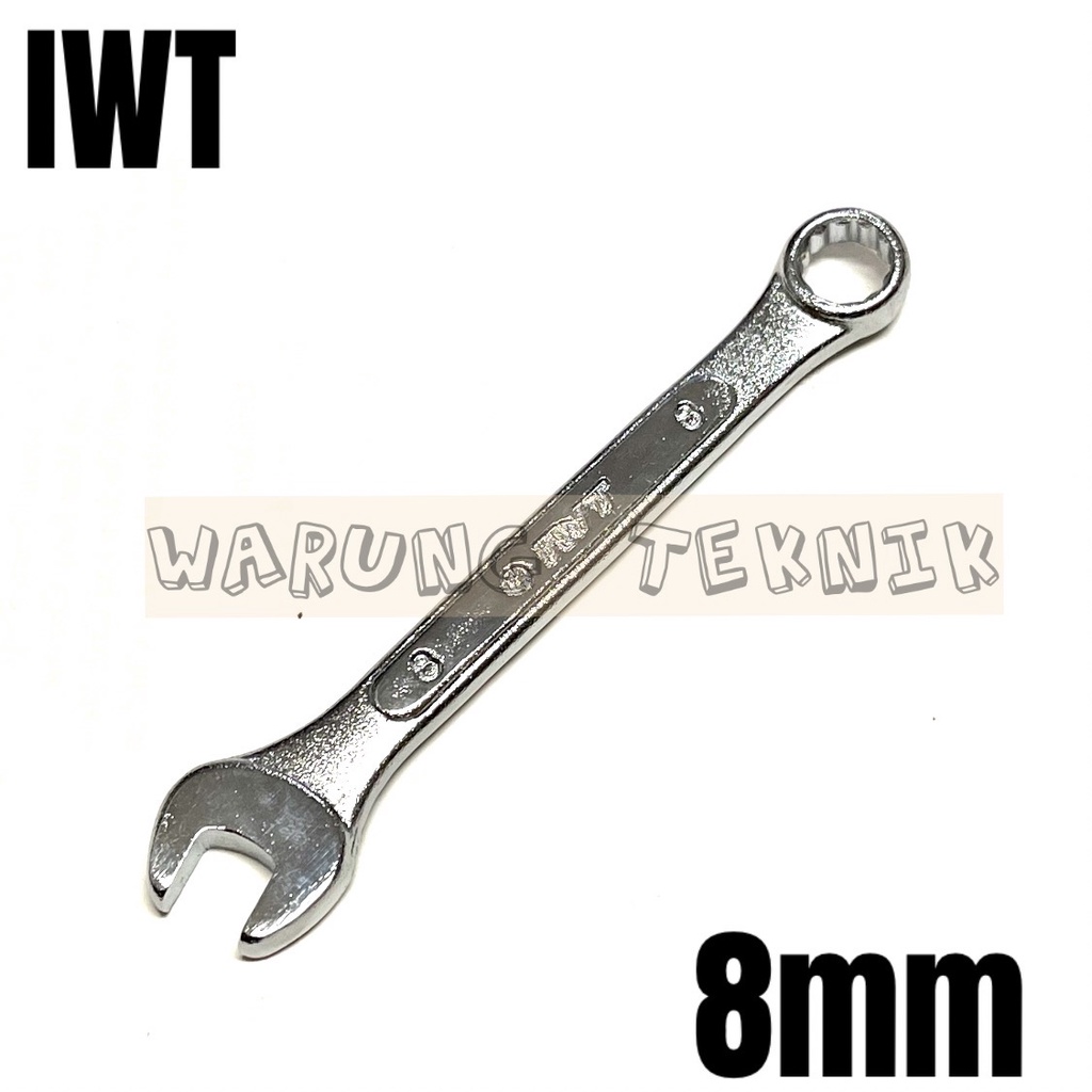 IWT COMBINATION SPANNER KUNCI RING PAS RAISED PANEL 8 MM 10MM 12MM 14MM 15MM 16MM 17MM