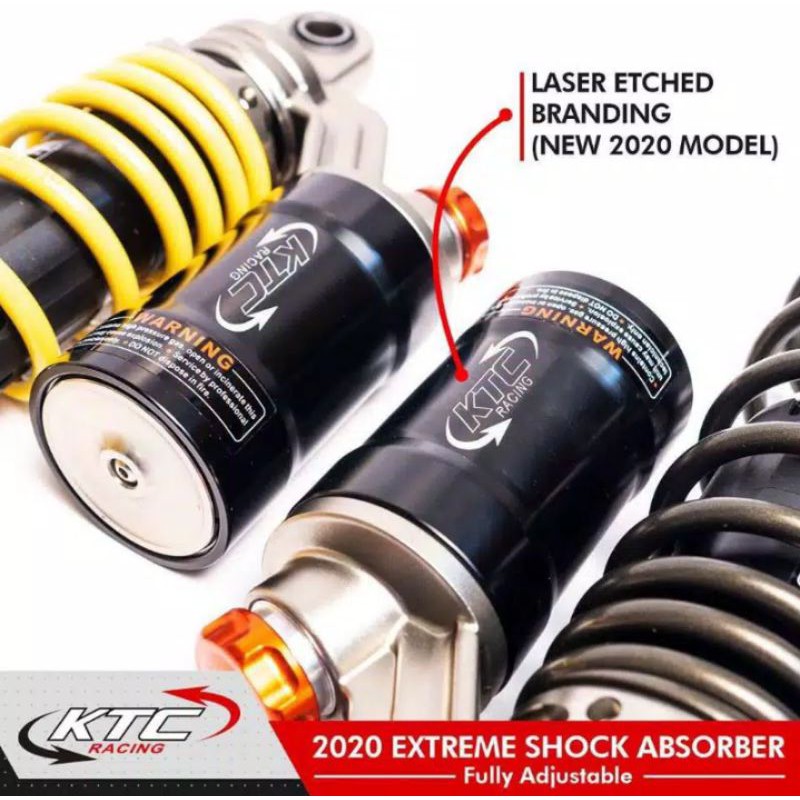 Shock KTC EXTREME Double Adjustable Damping Motor Bebek Uk 280mm / 320mm / 340mm Universal Bebek