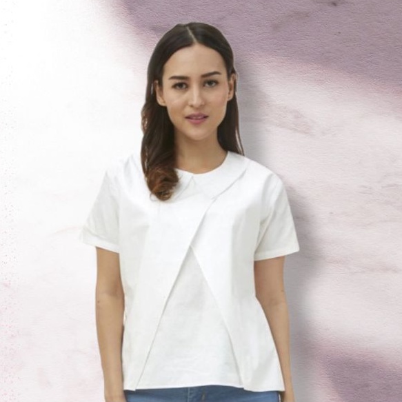 Baju Nagita Slavina×Chapter 9 - Anastassia Top White