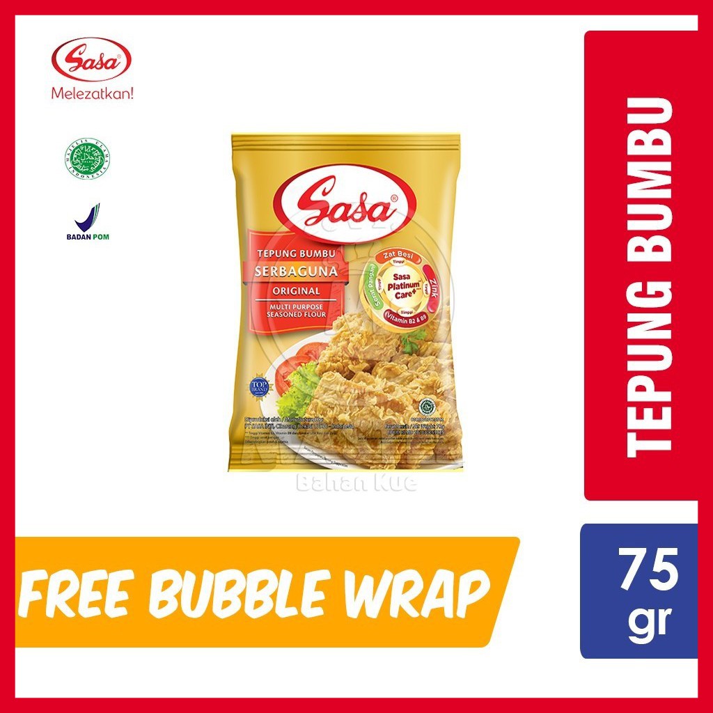 

Sasa Tepung Bumbu Serbaguna FORTIFIKASI 75gr