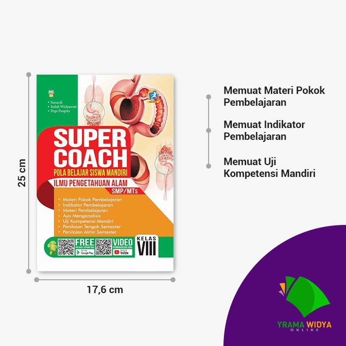 Yrama Widya - Buku Super Coach IPA Ilmu Pengetahuan Alam SMP/MTs untuk Kelas VIII-2