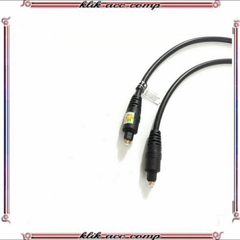 NYK Kabel Audio Digital Toslink Fiber Optic 1.5M