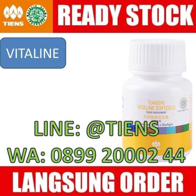 ASLI Vitaline Tiens, Obat Penurun Mata Minus, Obat Mata Silinder Softgel Murah
