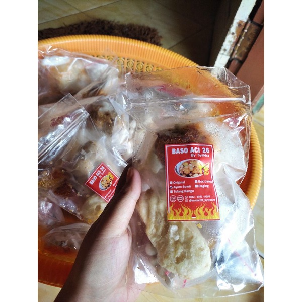

baso aci instan ayam suwir