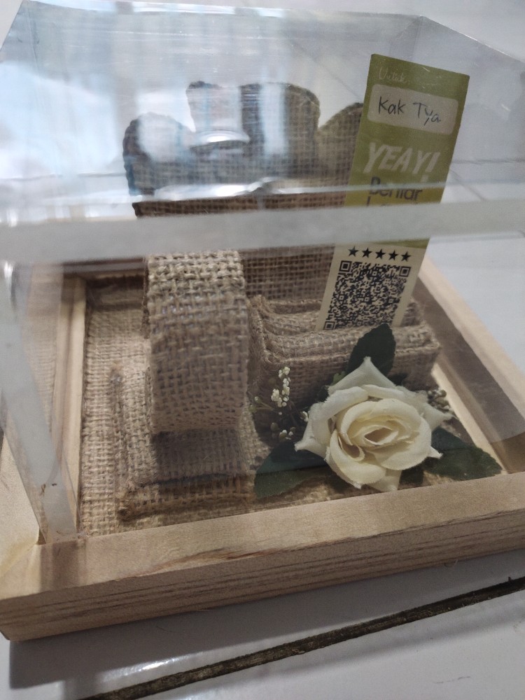 Tempat Perhiasan Seserahan Cincin Gelang Kalung Rustic - Kcgkr