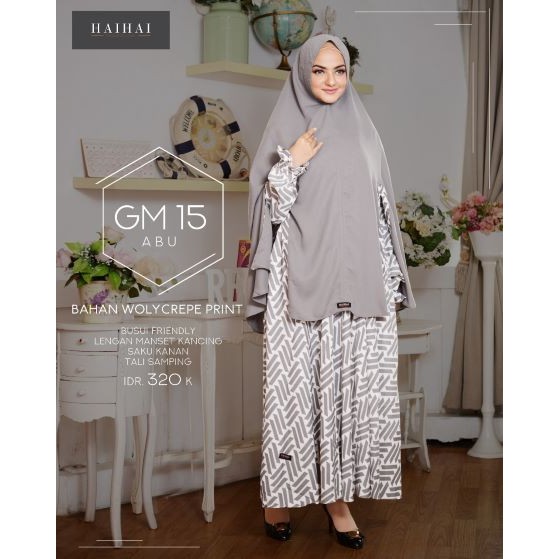 [READY DAN SIAP KIRIM] GAMIS DEWASA PREMIUM HAI HAI HAI-HAI HAIHAI GM 22 GM 19 GM 15 GM 16 ORIGINAL