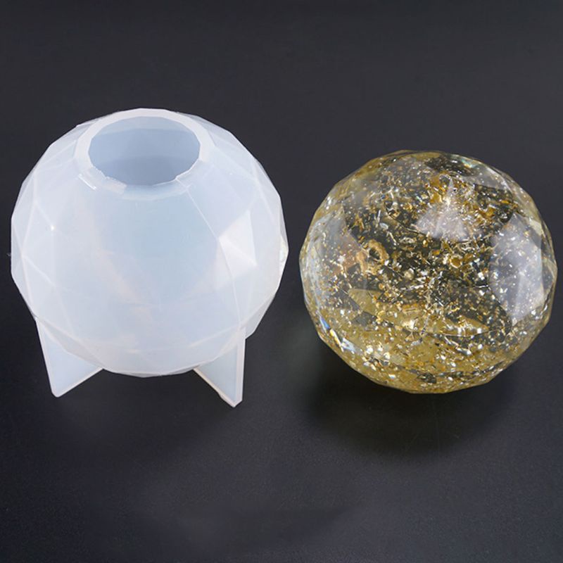 SIY  Epoxy Decorative Resin Mold Transparent Crystal Ball Casting Silicone DIY Mould