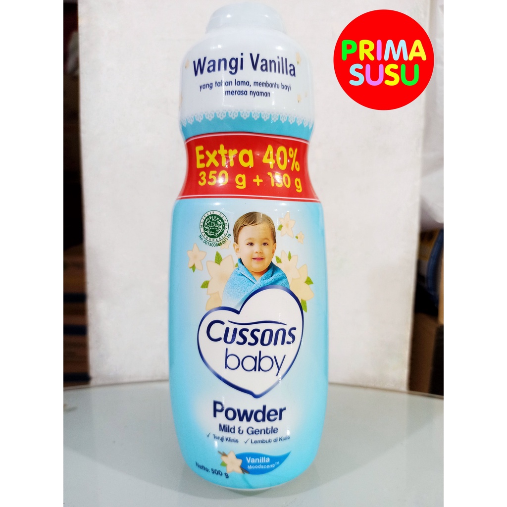 Cussons Baby Powder Mild &amp; Gentle 350 + 150 GR