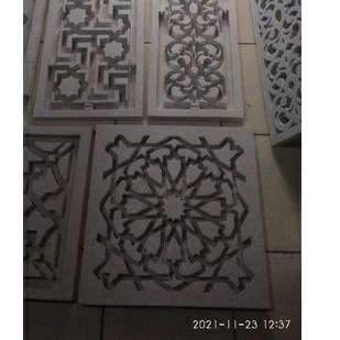 cetakan grc ornamen islami 50x50 tebal 4cm