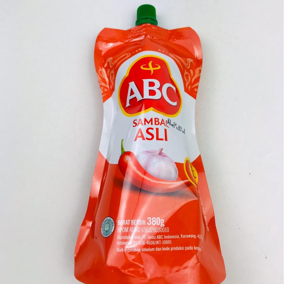 ABC SAMBAL ASLI PLASTIK 380g / SAUS SAMBAL