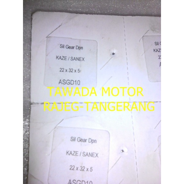 22X32X5..SEAL GEAR DEPAN KAWASAKI KAZE/MOCIN SANEX