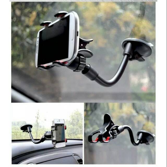 Tempat Menyinpan Hp di mobil Holder Mobil Jepit - Car Holder Model Jepit - Holder Hp Mobil