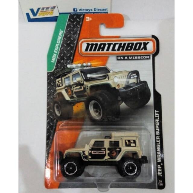 matchbox jeep wrangler superlift