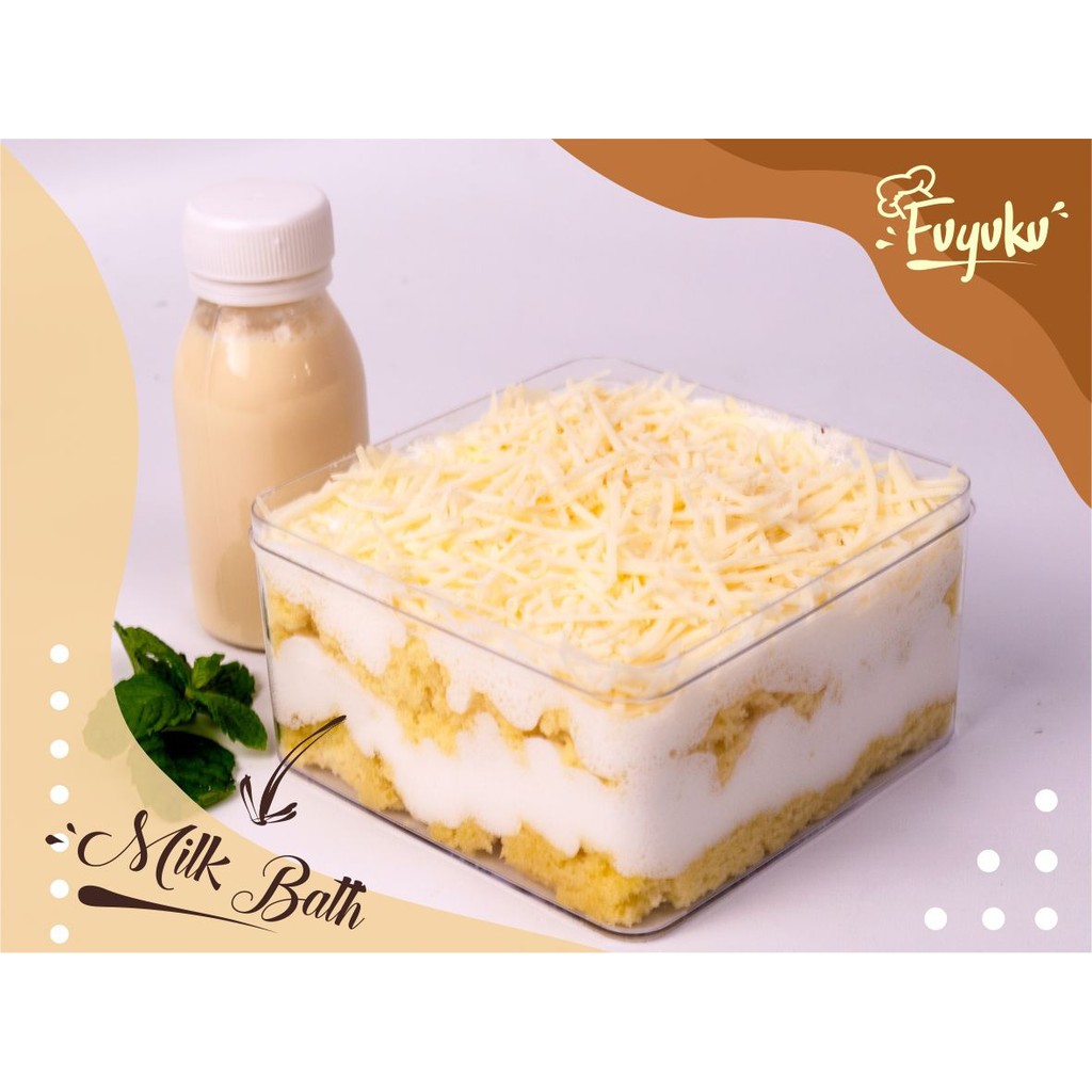 

Fuyuku Dessert Box '' MILK BATH '' DESSERT KEJU SUSU PROMO BELI 1 GRATIS 1