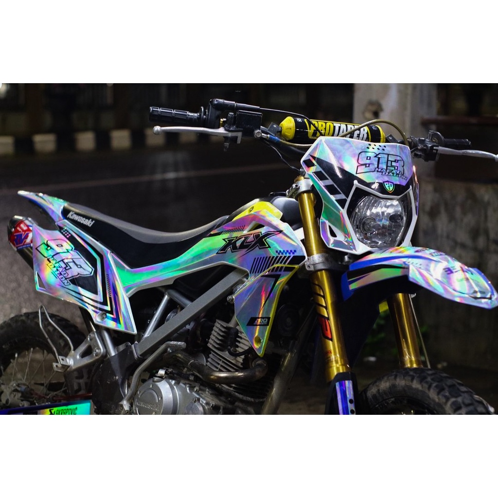 DECAL CRF KLX HOLOGRAM FULL BODY DESAIN CUSTOM