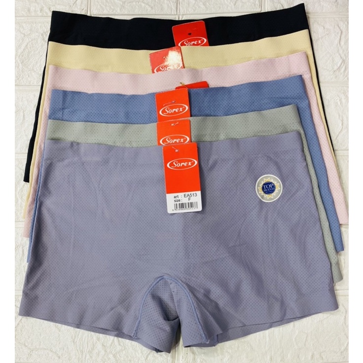 CD | Celana dalam boxer perempuan seamless SOREX EA512 &amp; EA513