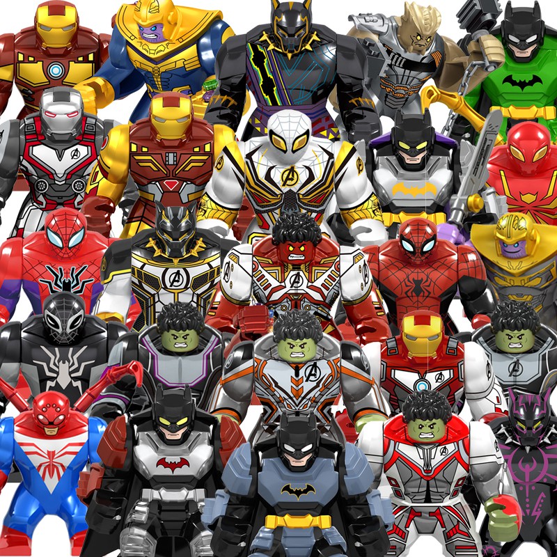 Mainan Lego Marvel Avengers 4 endgame Batman Iron Venom Spider man black panther Thanos Hulk