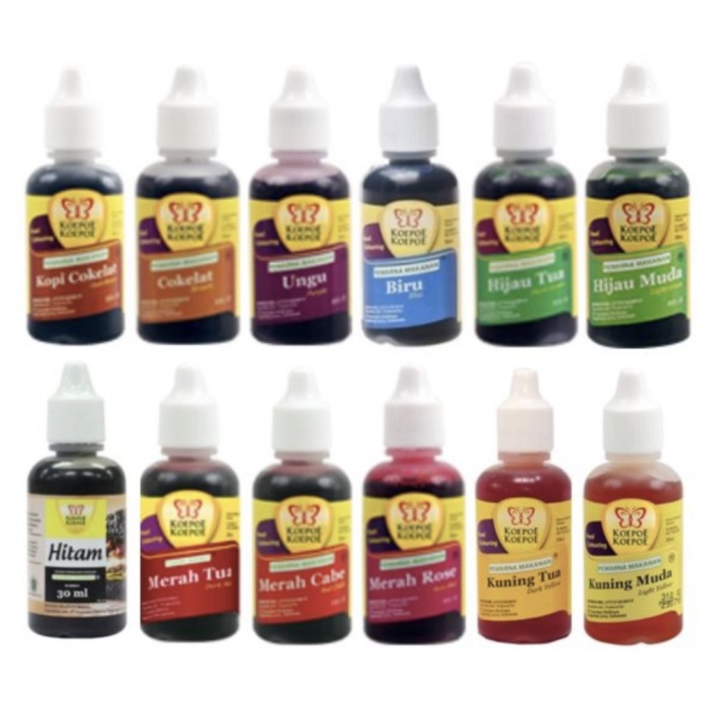 

Koepoe Koepoe Pewarna Makanan Food Colouring 30ml