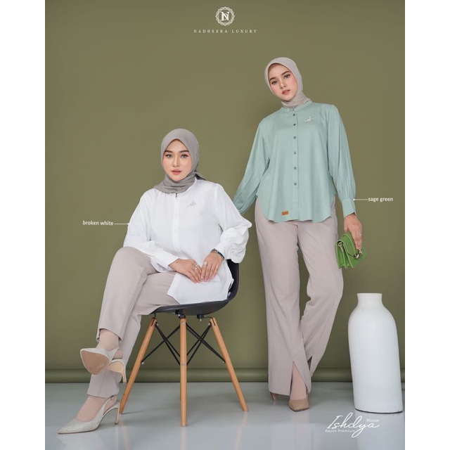 TERLARIS BLOUSE NADHEERA LUXURY SPECIAL PRICEISHDYA BLOUSEORI NADHEERA LUXURY