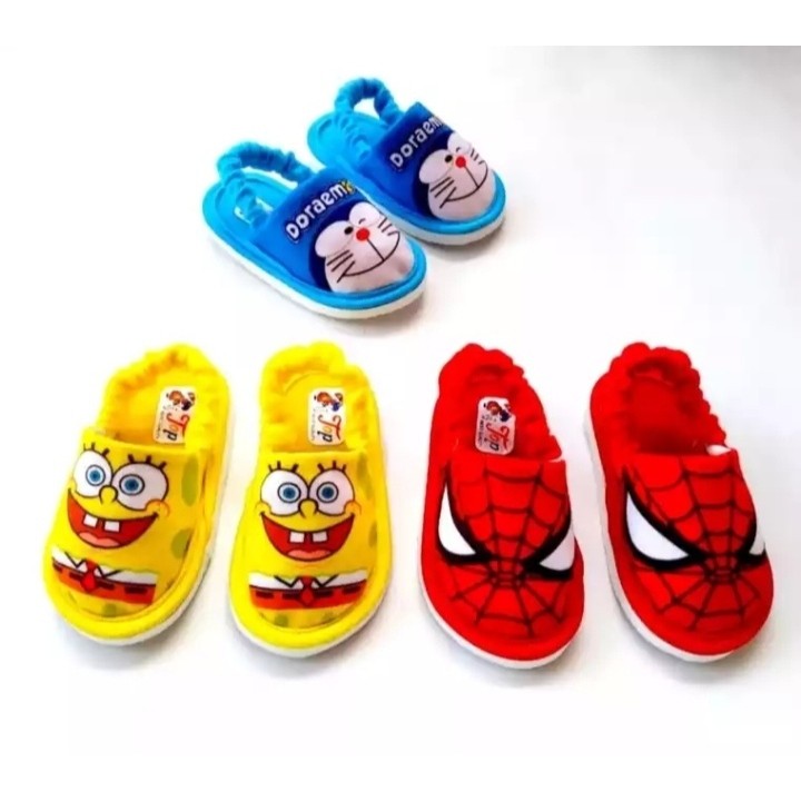 sandal baby terbaru sandal baby motif spongebob