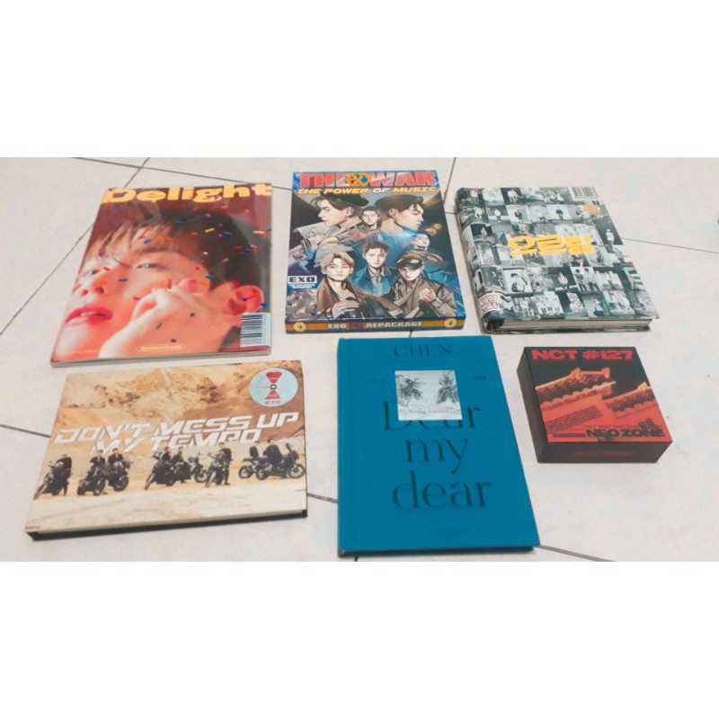 ALBUM EXO GROWL TEMPO POWER BAEKHYUN DELIGHT CHEN DMD NCT KIHNO NEO ZONE