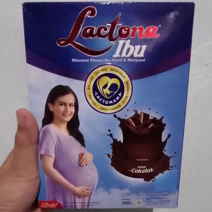 Lactona Ibu Susu Hamil &amp; Menyusui Rasa Coklat 200g